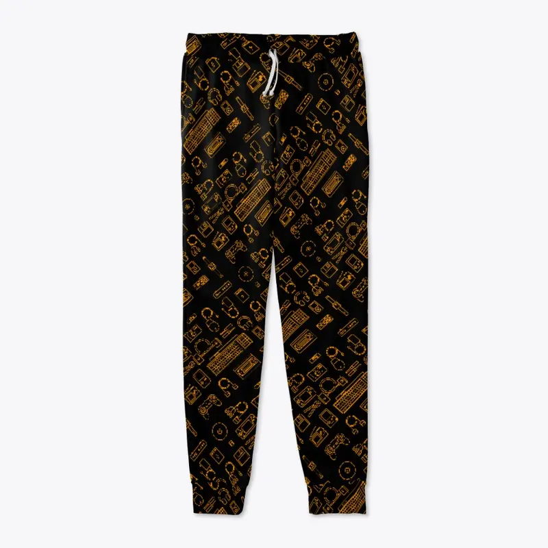 Retro Joggers (Amber Outlines)